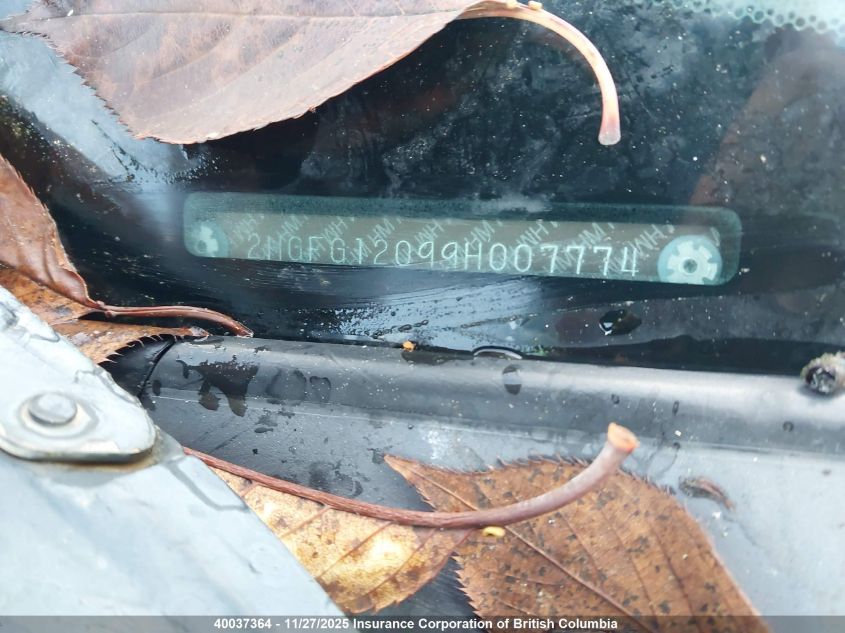 2009 Honda Civic VIN: 2HGFG12099H007774 Lot: 40037364