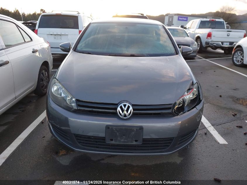 2010 Volkswagen Golf VIN: WVWDA9AJ2AW157876 Lot: 40031574