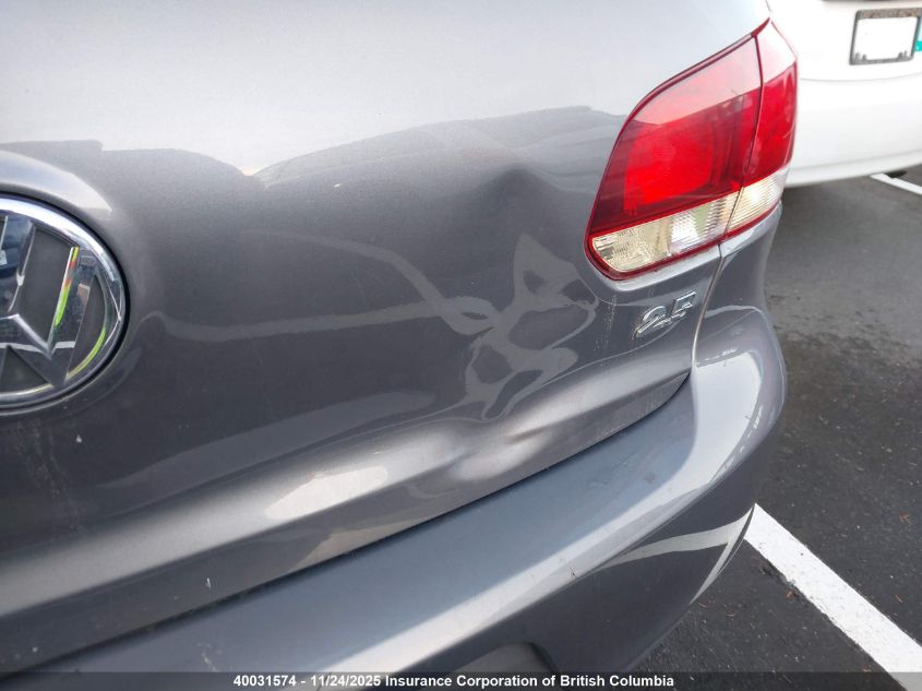 2010 Volkswagen Golf VIN: WVWDA9AJ2AW157876 Lot: 40031574