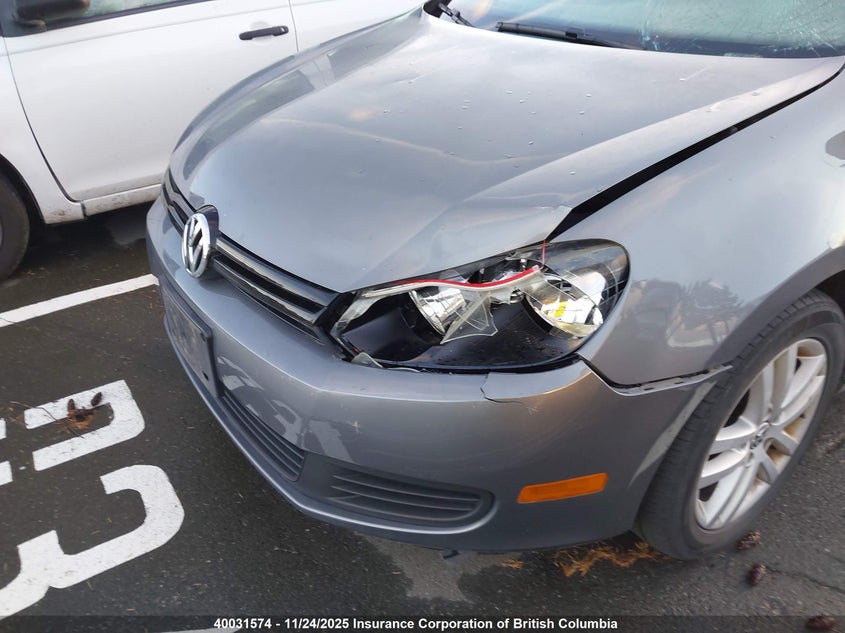 2010 Volkswagen Golf VIN: WVWDA9AJ2AW157876 Lot: 40031574