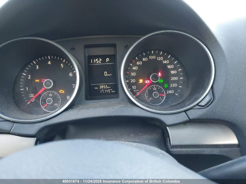 2010 Volkswagen Golf VIN: WVWDA9AJ2AW157876 Lot: 40031574