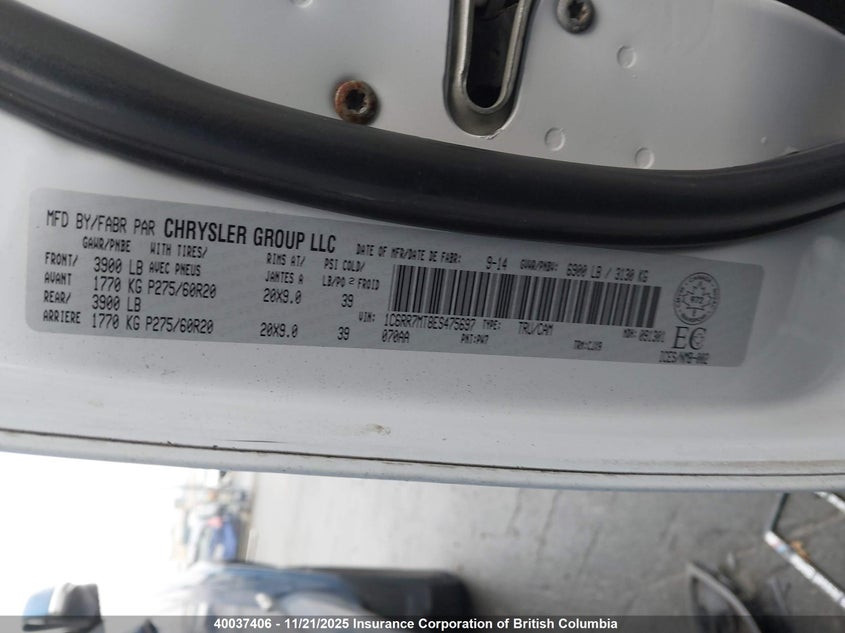 1C6RR7MT8ES475697 2014 RAM 1500 photo no. 18