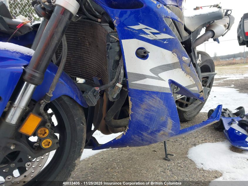 2004 Yamaha Yzfr1 VIN: JYARN13N14A000722 Lot: 40033405