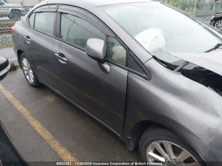 2012 Honda Civic Lx VIN: 2HGFB2F58CH110735 Lot: 40033351