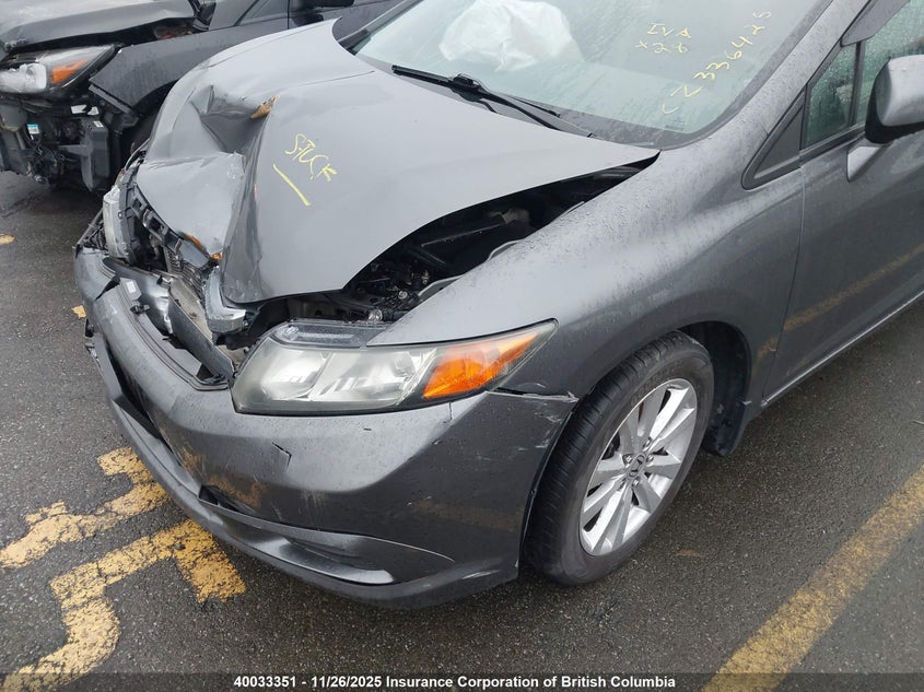 2012 Honda Civic Lx VIN: 2HGFB2F58CH110735 Lot: 40033351