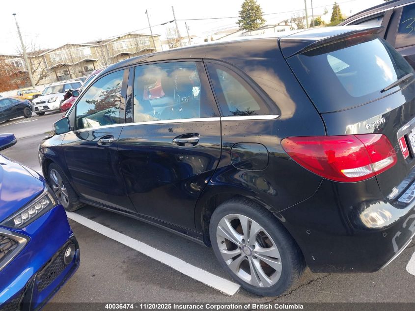 2015 Mercedes-Benz B 250 4Matic VIN: WDDMH4GB4FJ329270 Lot: 40036474