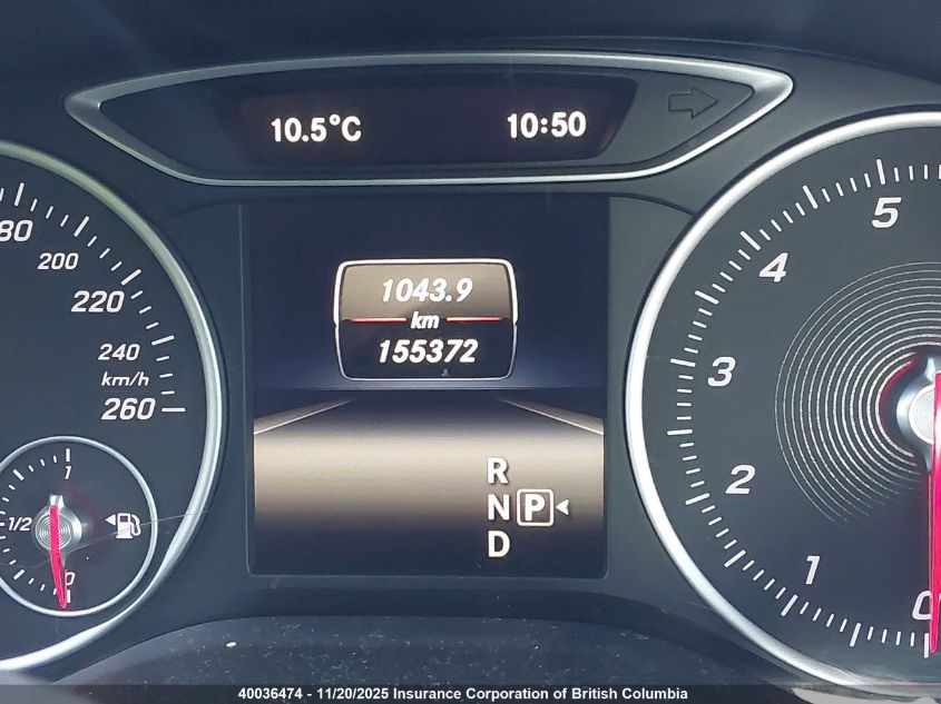 2015 Mercedes-Benz B 250 4Matic VIN: WDDMH4GB4FJ329270 Lot: 40036474