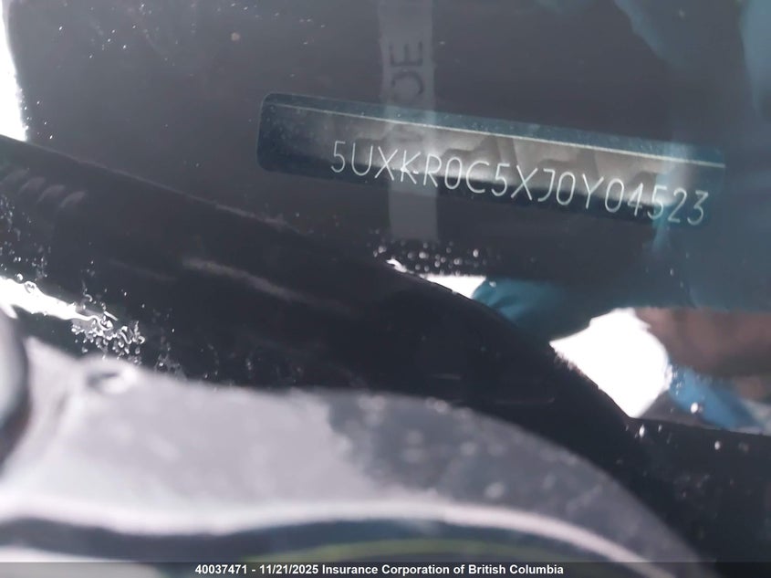 5UXKR0C5XJ0Y04523 2018 BMW X5 photo no. 20