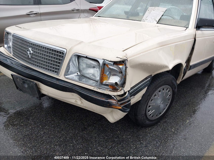 1P3BP36K8GC188676 1986 PLYMOUTH RELIANT photo no. 6