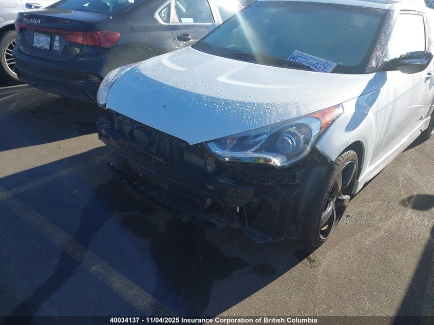 2016 Hyundai Veloster Turbo VIN: KMHTC6AE8GU259206 Lot: 40034137