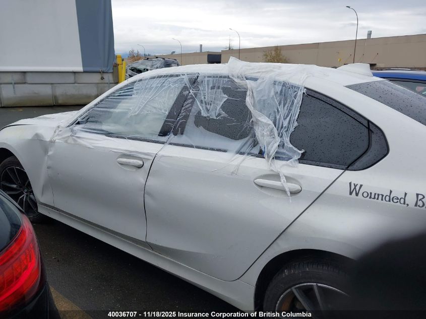 2022 BMW 330Xi VIN: 3MW5R7J07N8C67956 Lot: 40036707