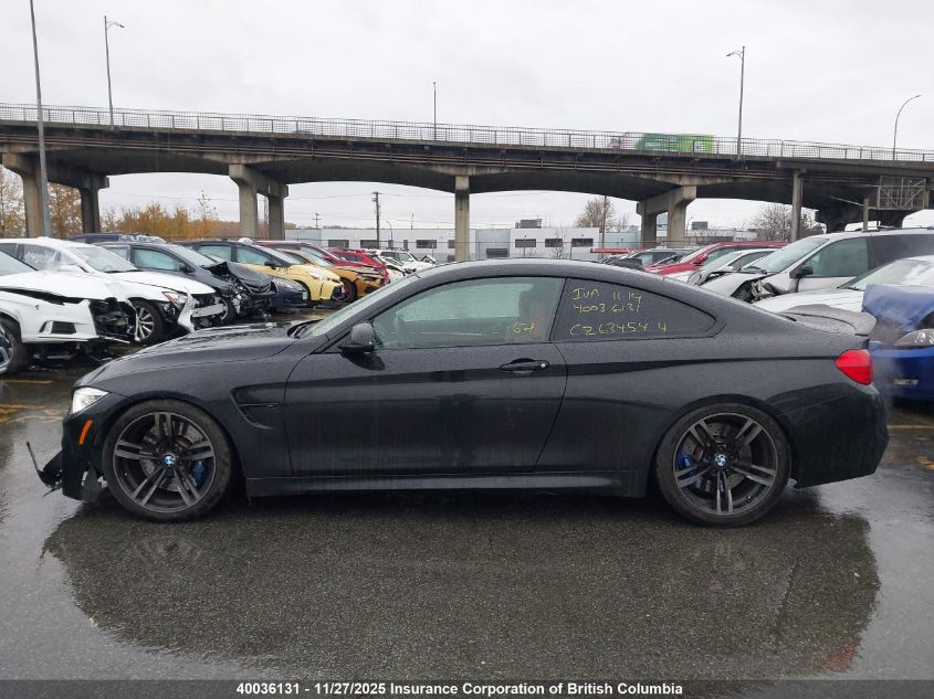 2016 BMW M4 VIN: WBS3R9C57GK338548 Lot: 40036131