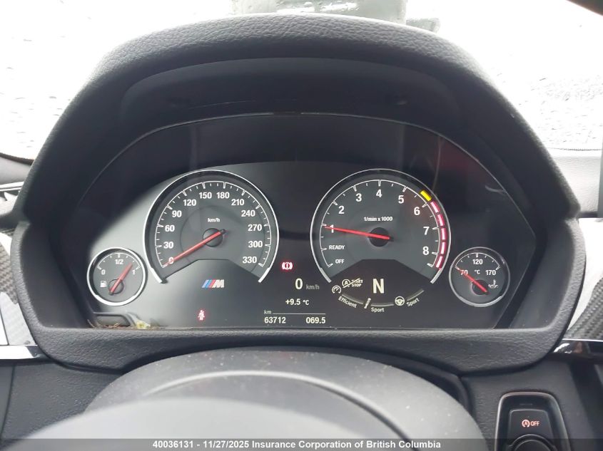 2016 BMW M4 VIN: WBS3R9C57GK338548 Lot: 40036131