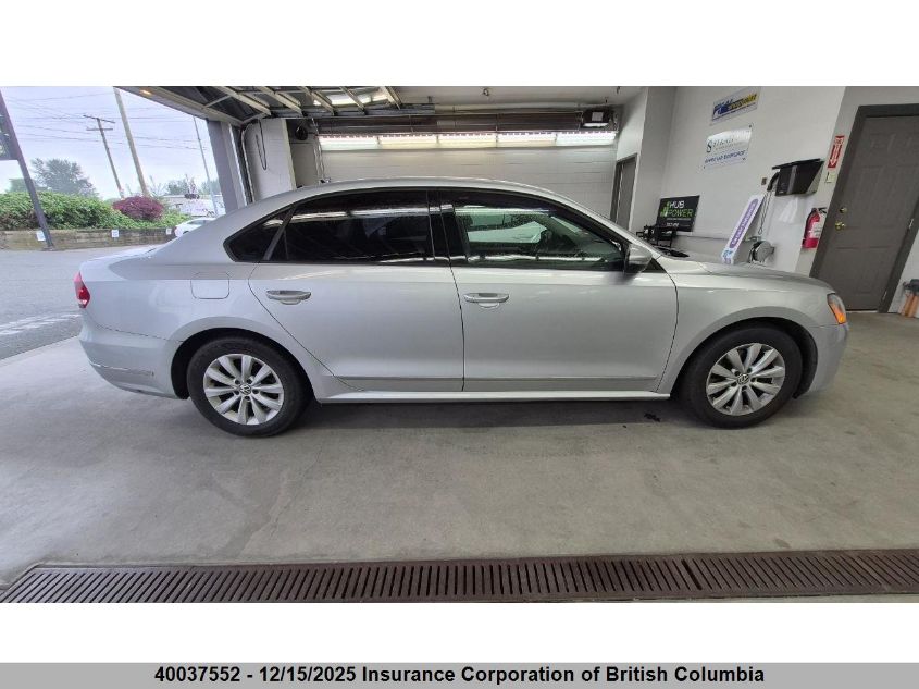 2012 Volkswagen Passat S VIN: 1VWAN7A3XCC013491 Lot: 40037552