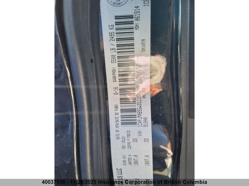 2016 Jeep Cherokee Sport VIN: 1C4PJMAB5GW353327 Lot: 40037556