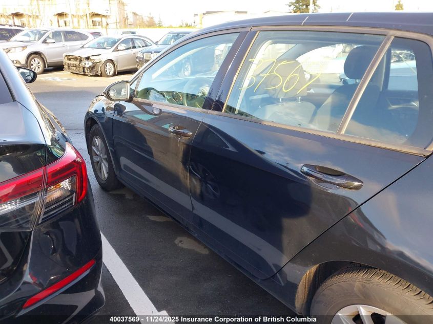 2017 Volkswagen Golf VIN: 3VW217AU9HM022472 Lot: 40037569