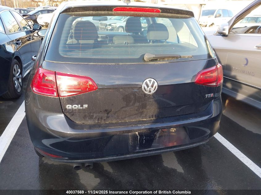 2017 Volkswagen Golf VIN: 3VW217AU9HM022472 Lot: 40037569