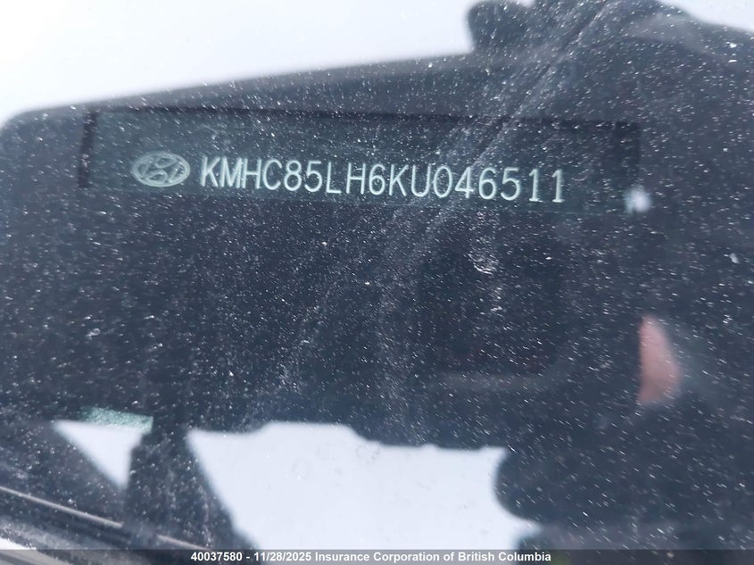 2019 Hyundai Ioniq VIN: KMHC85LH6KU046511 Lot: 40037580
