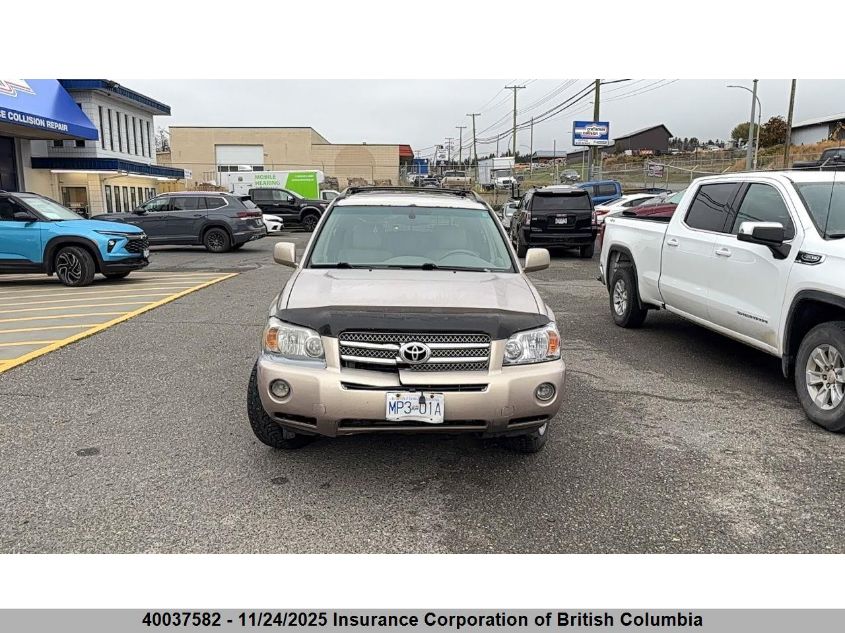 2006 Toyota Highlander Hybrid VIN: JTEEW21A460025821 Lot: 40037582