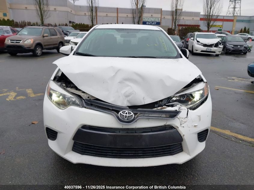 2015 Toyota Corolla L/Le/Le Pls/Prm/S/S Pls VIN: 2T1BURHE3FC425096 Lot: 40037596