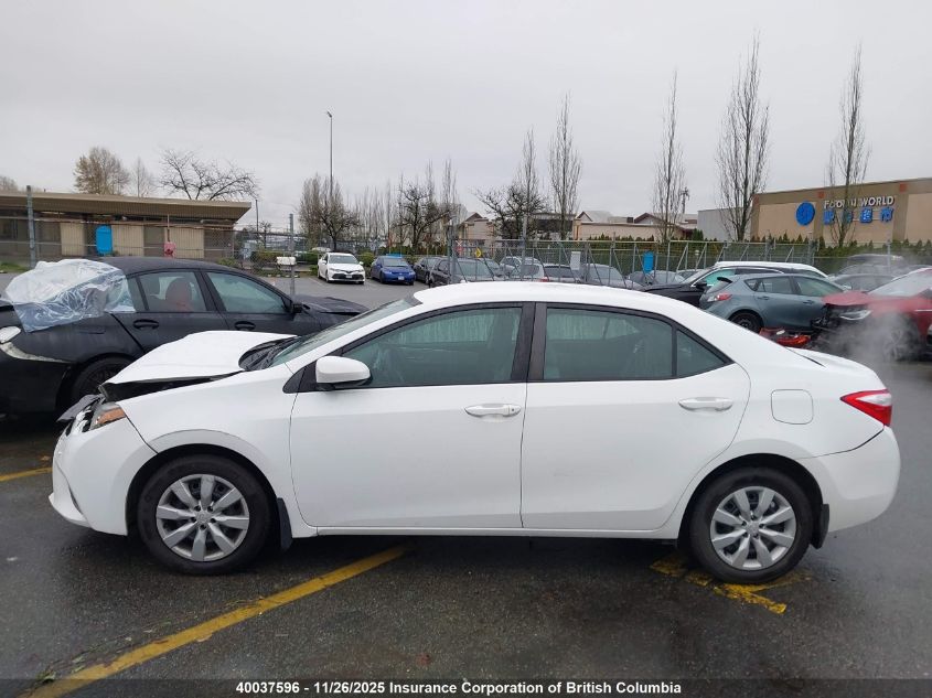 2015 Toyota Corolla L/Le/Le Pls/Prm/S/S Pls VIN: 2T1BURHE3FC425096 Lot: 40037596