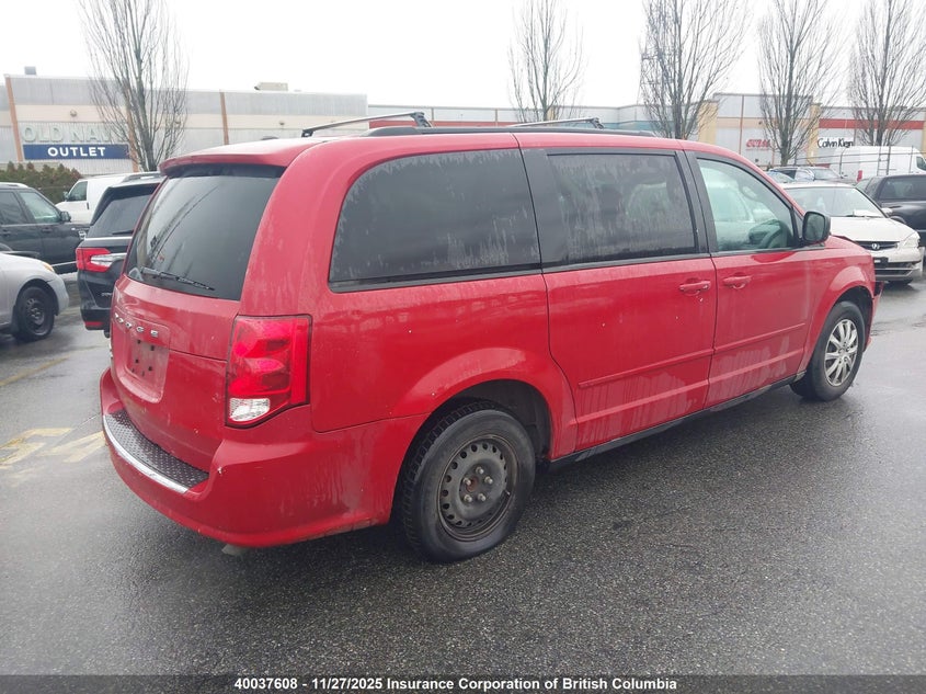 2C4RDGBG3DR606080 2013 DODGE CARAVAN photo no. 4