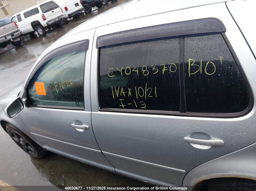 2003 Volkswagen Golf VIN: 9BWFK21J234026304 Lot: 40030677