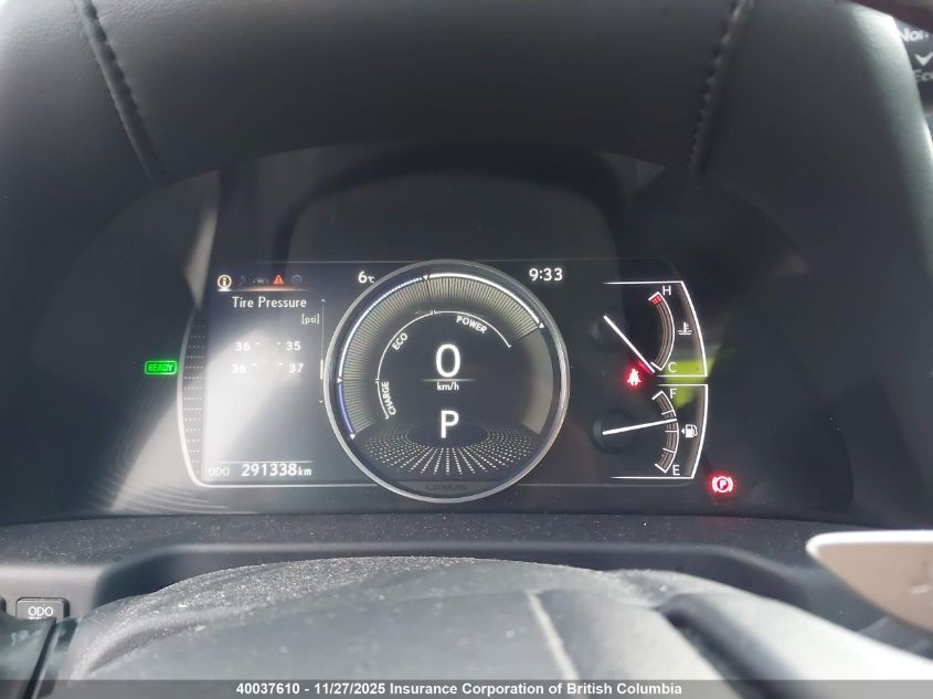 2019 Lexus Es 300H 300H VIN: JTHB21B13K2045826 Lot: 40037610