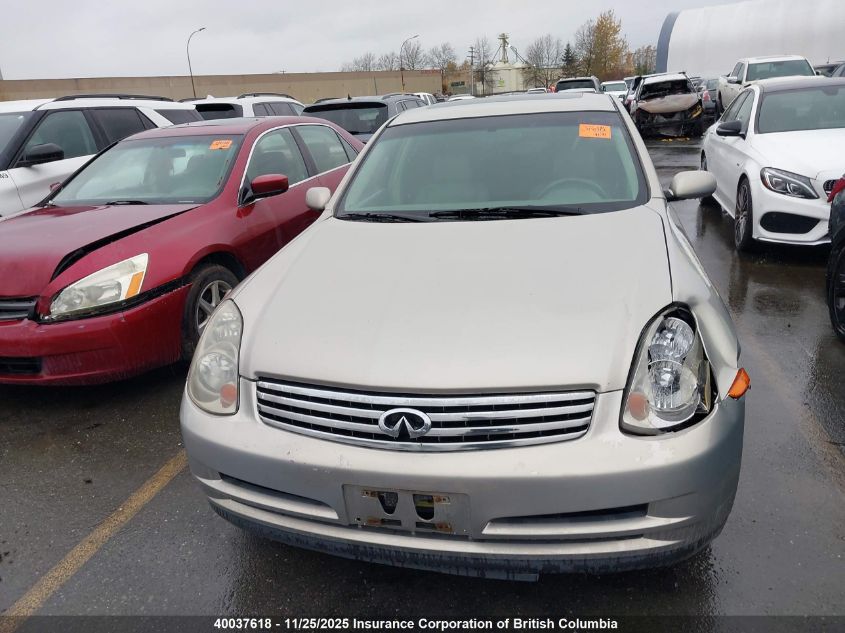 2003 Infiniti G35 VIN: JNKCV51E63M322658 Lot: 40037618