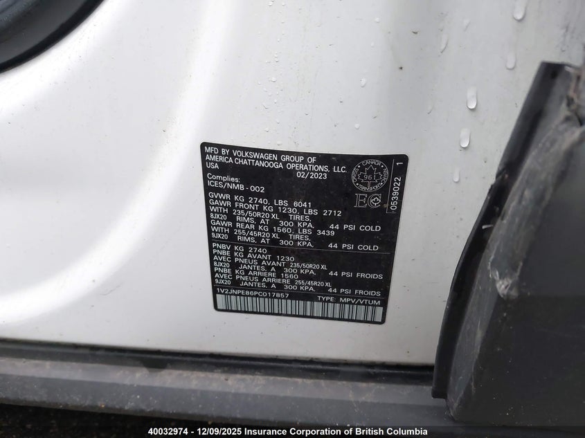 1V2JNPE86PC017857 2023 VOLKSWAGEN ID.4 photo no. 9