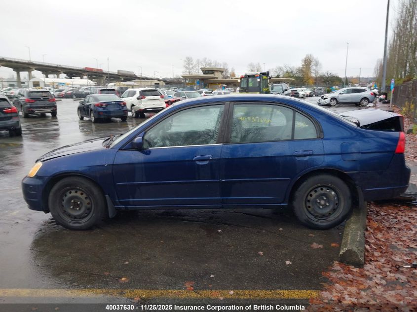 2003 Honda Civic VIN: 2HGES16663H900517 Lot: 40037630
