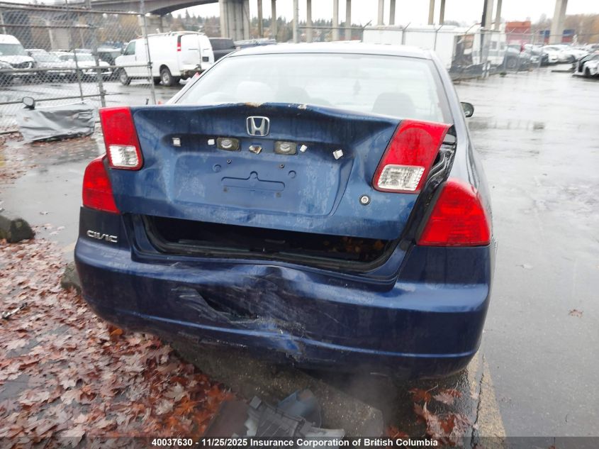 2003 Honda Civic VIN: 2HGES16663H900517 Lot: 40037630