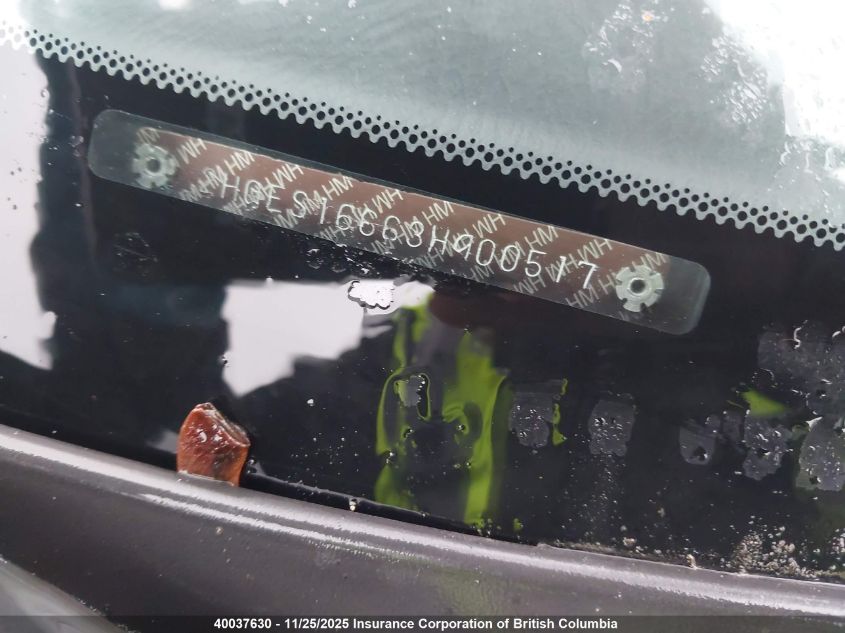 2003 Honda Civic VIN: 2HGES16663H900517 Lot: 40037630