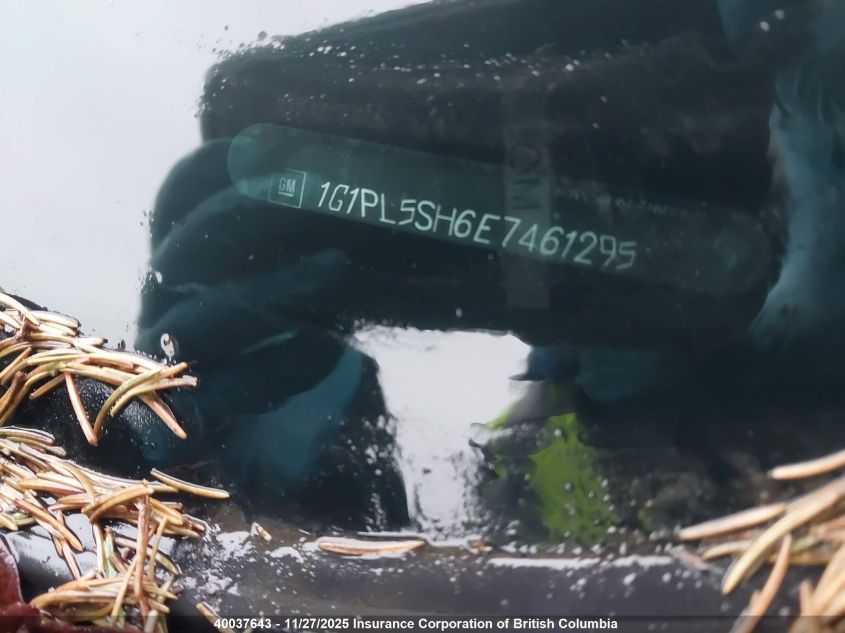 2014 Chevrolet Cruze VIN: 1G1PL5SH6E7461295 Lot: 40037643