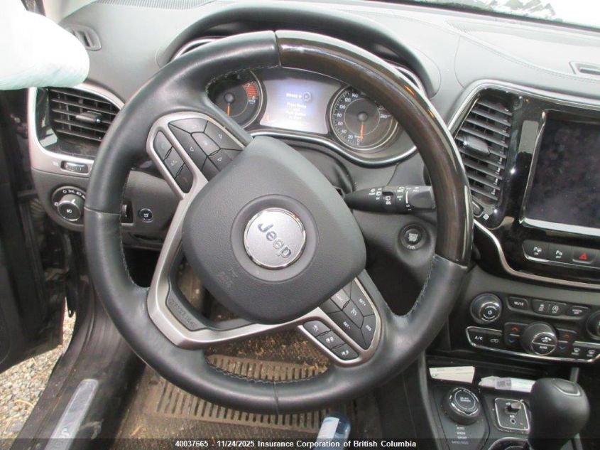 2019 Jeep Cherokee Overland VIN: 1C4PJMJX6KD442632 Lot: 40037665