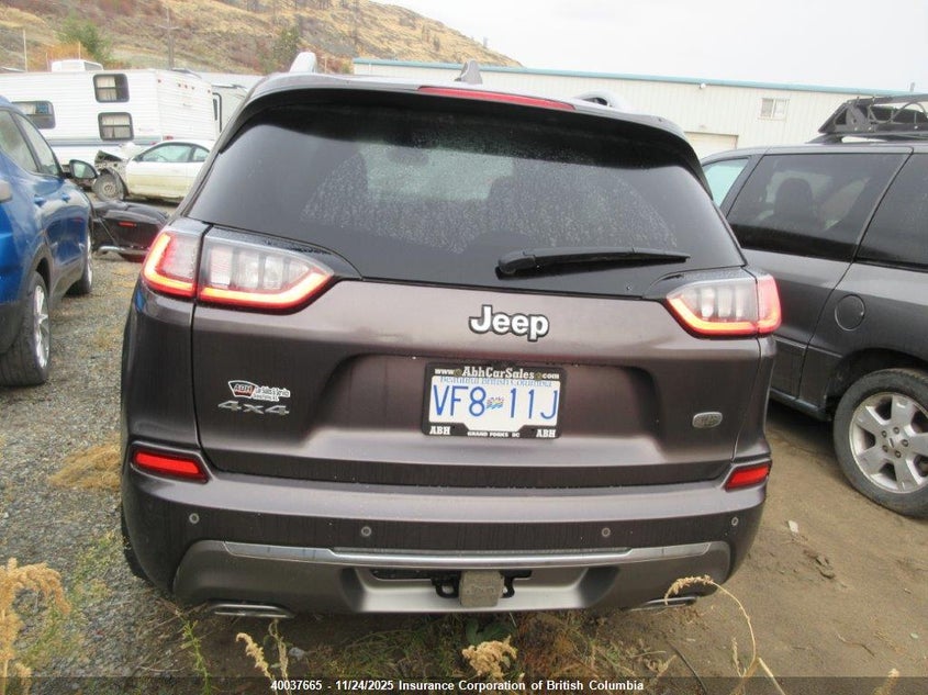 2019 Jeep Cherokee Overland VIN: 1C4PJMJX6KD442632 Lot: 40037665