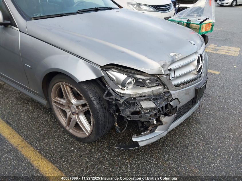2012 Mercedes-Benz C 350 4Matic VIN: WDDGF8JB2CF921459 Lot: 40037666