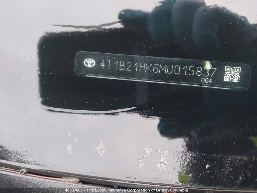 4T1B21HK6MU015837 2021 TOYOTA CAMRY photo no. 19