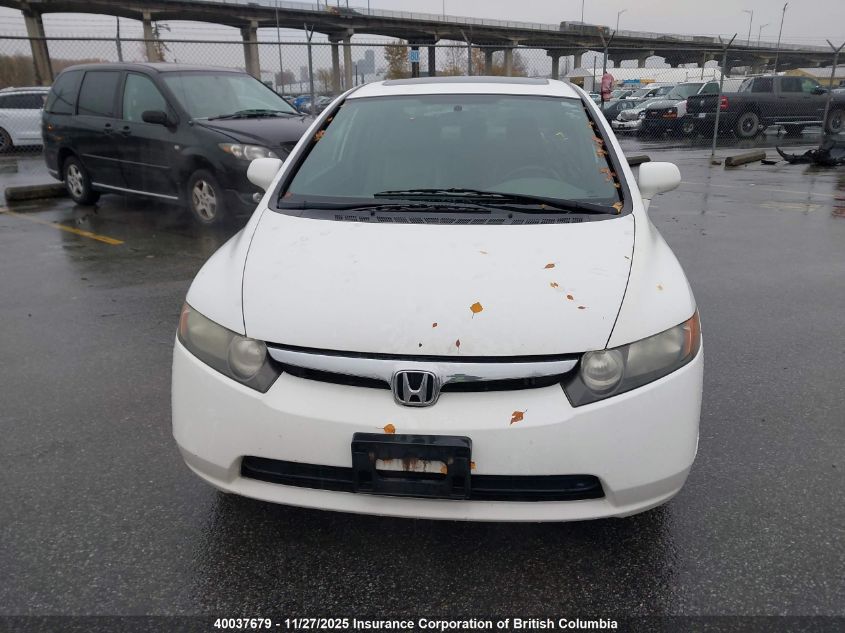 2008 Honda Civic VIN: 2HGFA16998H111495 Lot: 40037679