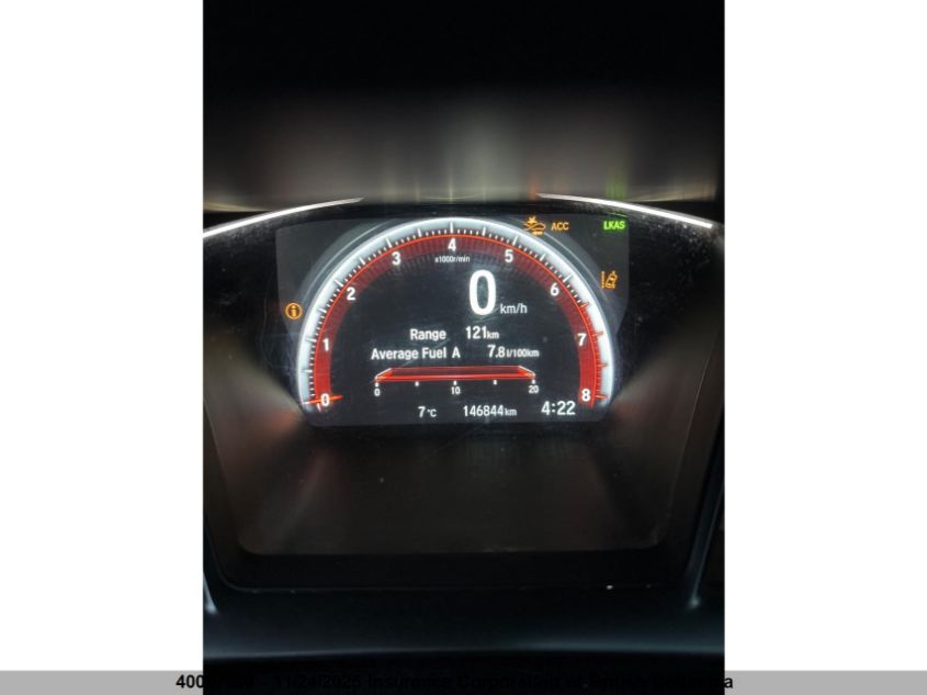 2017 Honda Civic VIN: SHHFK7G98HU309454 Lot: 40037689