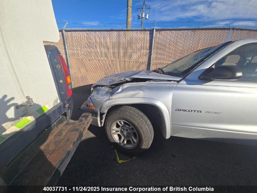 2002 Dodge Dakota Sport/Rt VIN: 1B7GL32X22S698975 Lot: 40037731