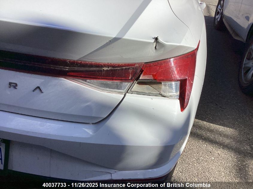 2021 Hyundai Elantra Sel VIN: KMHLM4AG7MU148774 Lot: 40037733