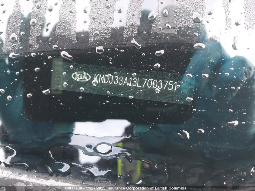 2020 Kia Soul VIN: KNDJ33A13L7003751 Lot: 40037738