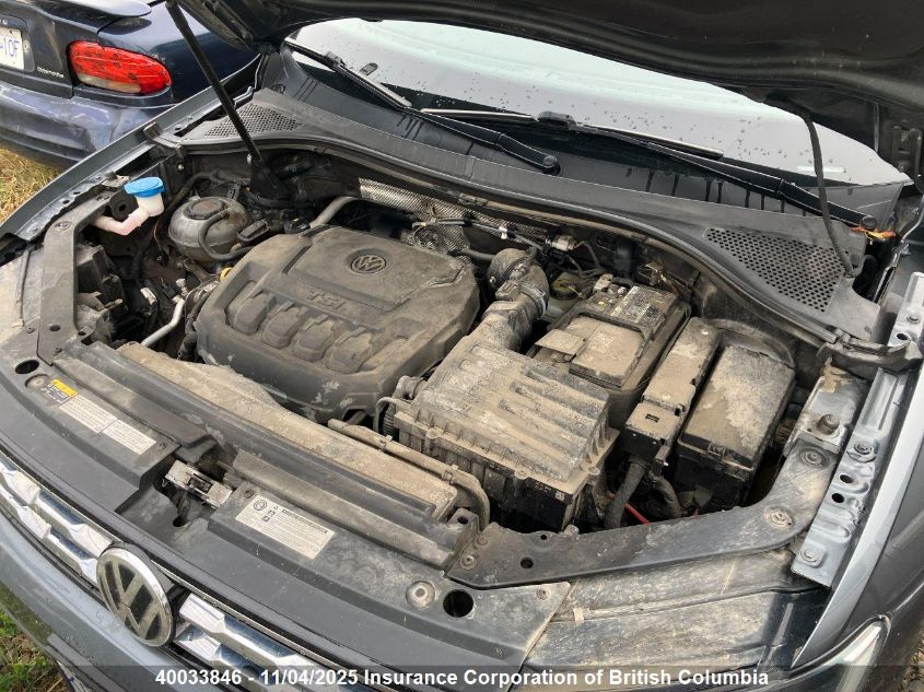 2019 Volkswagen Tiguan Se/Sel/Sel R-Line Jet-Black/Sel R-Line VIN: 3VV2B7AX7KM072936 Lot: 40033846