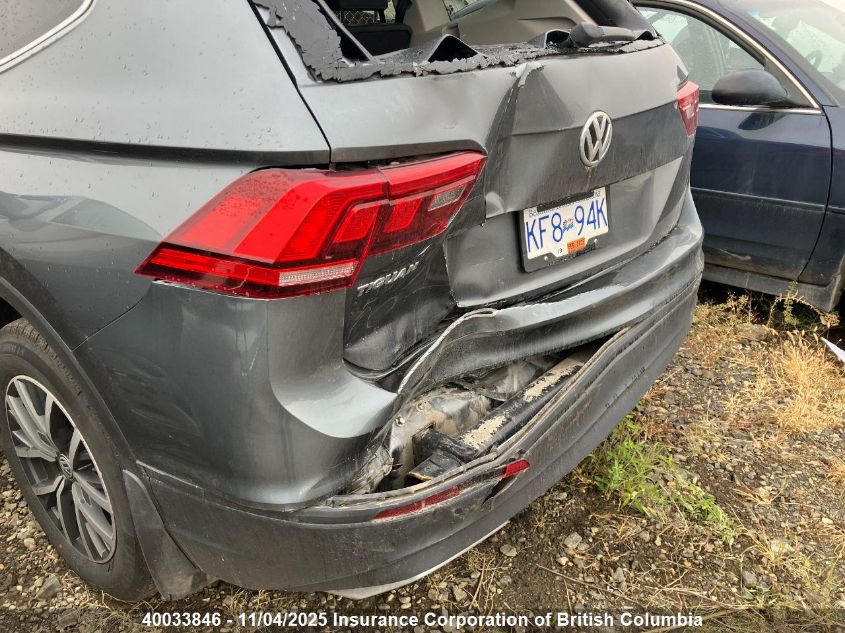 2019 Volkswagen Tiguan Se/Sel/Sel R-Line Jet-Black/Sel R-Line VIN: 3VV2B7AX7KM072936 Lot: 40033846