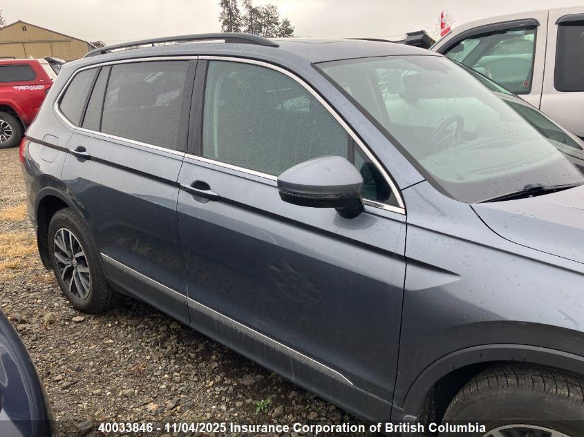 2019 Volkswagen Tiguan Se/Sel/Sel R-Line Jet-Black/Sel R-Line VIN: 3VV2B7AX7KM072936 Lot: 40033846