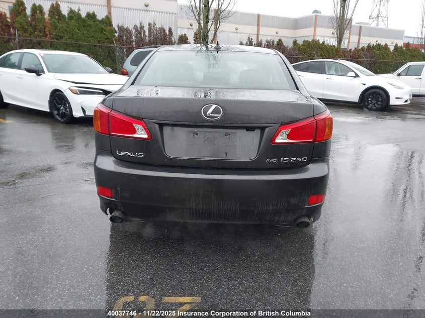 2009 Lexus Is 250 VIN: JTHCK262292030337 Lot: 40037746