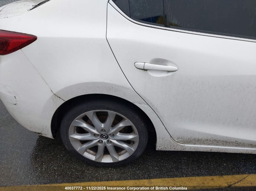 2014 Mazda 3 Grand Touring VIN: JM1BM1W37E1178199 Lot: 40037772