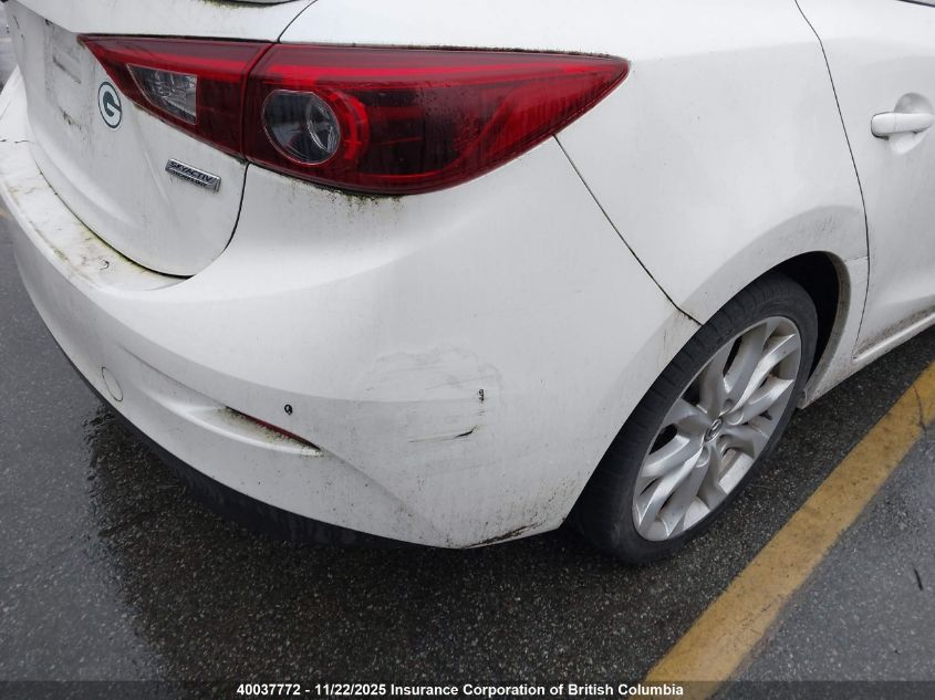 2014 Mazda 3 Grand Touring VIN: JM1BM1W37E1178199 Lot: 40037772