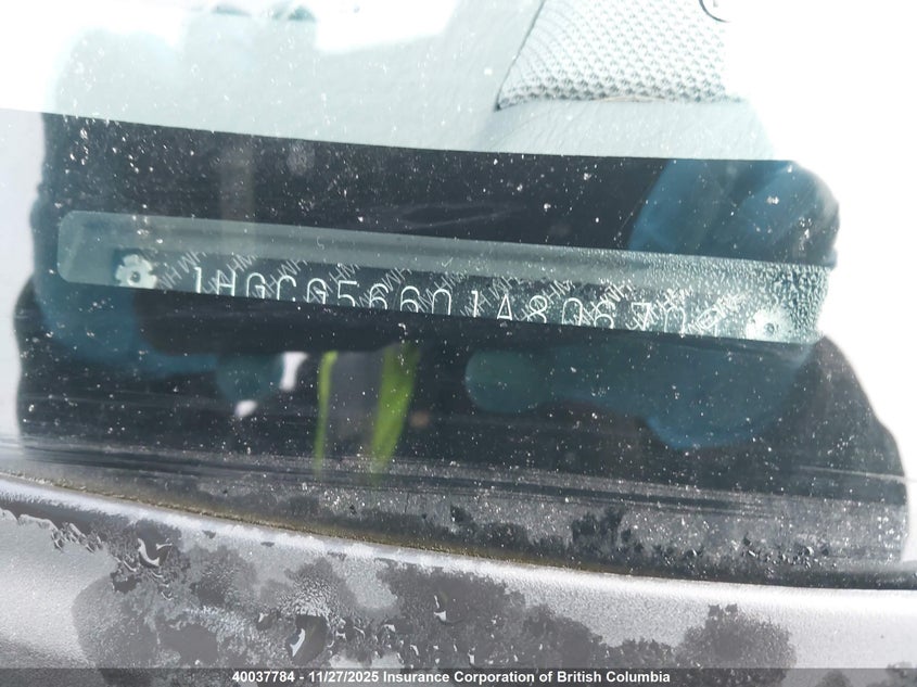 2001 Honda Accord Ex VIN: 1HGCG56601A806709 Lot: 40037784